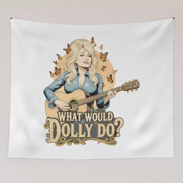Item preview,  What Would Dolly Do Dolly Parton Country Music  designed and sold by RedZodiac-Brand.