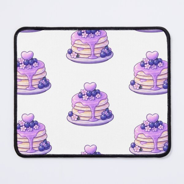 Item preview, Cute Purple Blueberry Pancake Stack with Hearts designed and sold by Kiralemon.