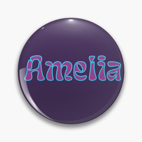 Item preview, Amelia Name Retro Design - Purple + Blue designed and sold by aligchi.