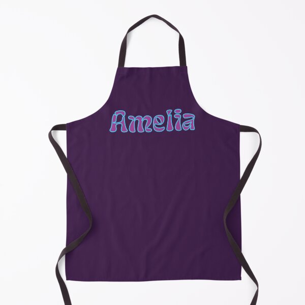 Artikelvorschau, Amelia Namens-Retro-Design – Lila + Blau entworfen und verkauft von aligchi.