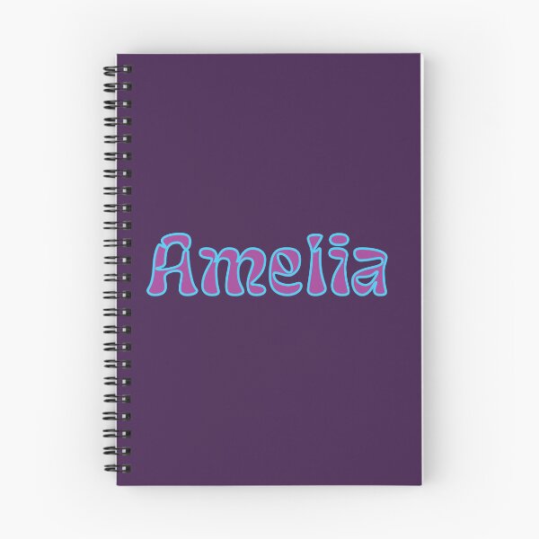 Item preview, Amelia Name Retro Design - Purple + Blue designed and sold by aligchi.
