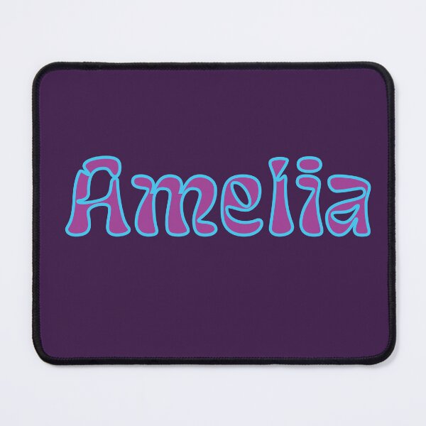 Item preview, Amelia Name Retro Design - Purple + Blue designed and sold by aligchi.