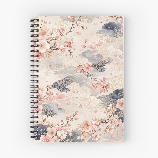 Item preview, Japanese Sakura Cherry Blossom Floral Pattern designed and sold by ShivCraftStudio.
