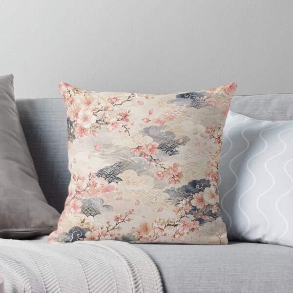 Item preview, Japanese Sakura Cherry Blossom Floral Pattern designed and sold by ShivCraftStudio.