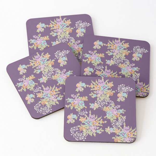 Item preview, Vintage ikat flowers  designed and sold by letsgow8th.