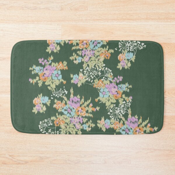 Item preview, Vintage ikat flowers  designed and sold by letsgow8th.