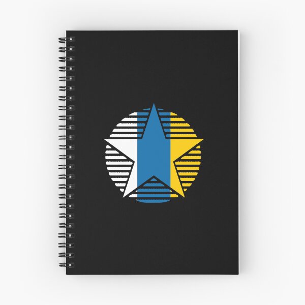 Item preview, Retro Canary Islands Flag Star IC designed and sold by shitpostee.