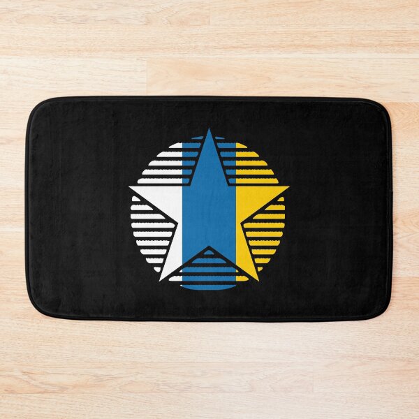 Item preview, Retro Canary Islands Flag Star IC designed and sold by shitpostee.