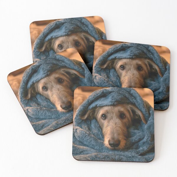 Item preview, Irish Wolfhound in Blanket 01 designed and sold by Elisabeth Lucas.