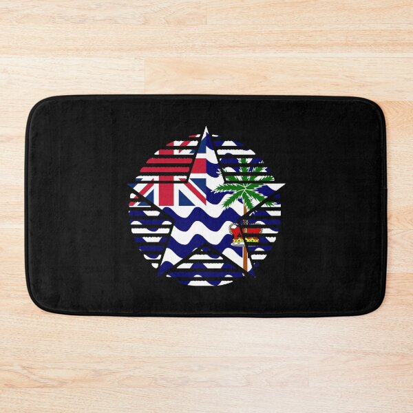 Item preview, Retro British Indian Ocean Territory Flag Star IO designed and sold by shitpostee.