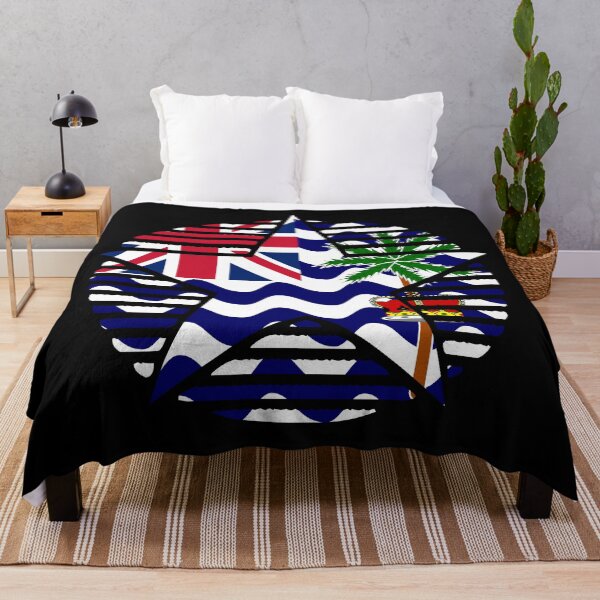 Item preview, Retro British Indian Ocean Territory Flag Star IO designed and sold by shitpostee.