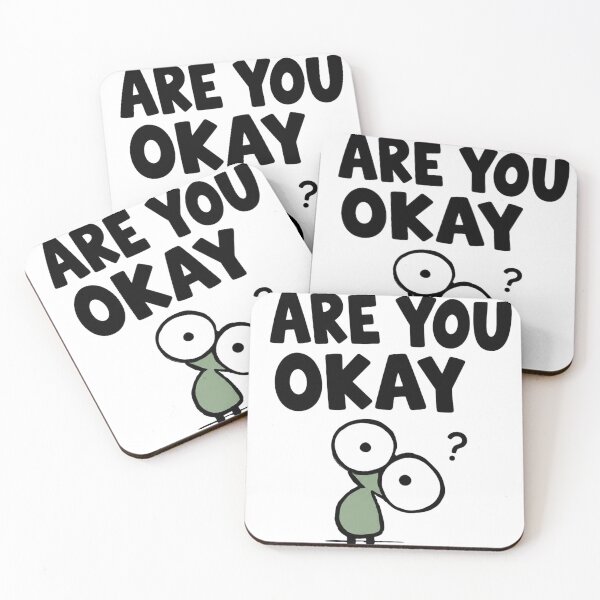 Item preview, Are You Okay Funny Meme designed and sold by DesignByKhayal.