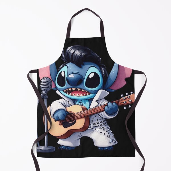 Aperçu de l'œuvre Stitch Ukulélé Elvis créée et vendue par TwistedHareCo.