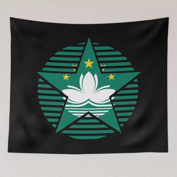 Item preview, Retro Macau Flag Star MO designed and sold by shitpostee.