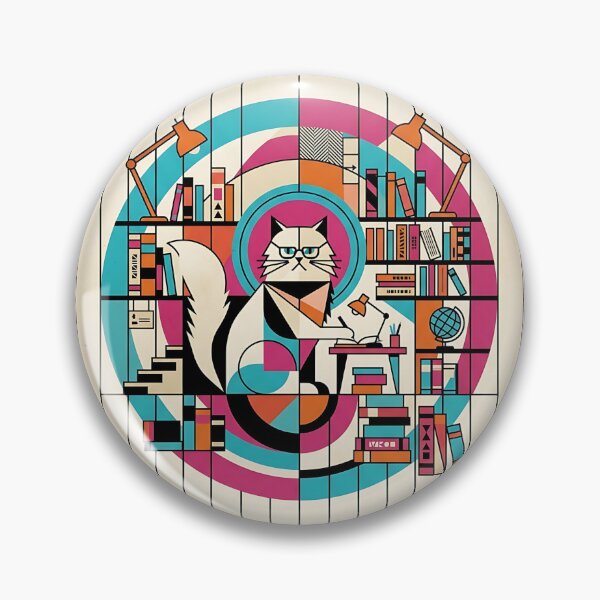 Item preview, Persian Cat Librarian designed and sold by PictoVibe.