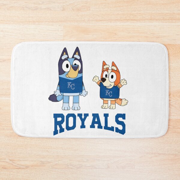 Artikelvorschau, Bluey & Bingo Royals KC Sports Cartoon entworfen und verkauft von BlazeFlow-Art.