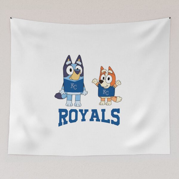 Item preview, Bluey & Bingo Royals KC Sports Cartoon  designed and sold by BlazeFlow-Art.
