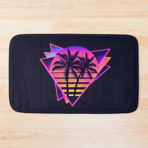 Item preview, 80s Retro Miami Neon Vaporwave Aesthetic Sunset Beach Palm Tree designed and sold by amos20111.