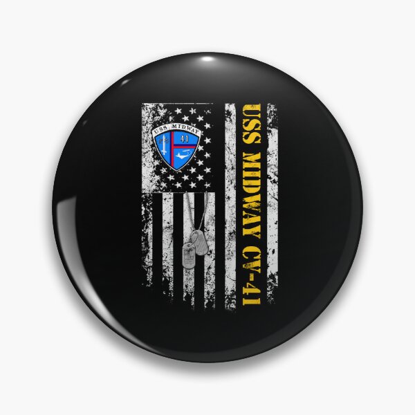 Item preview, USS Midway CV-41 Distressed Flag Dog Tags Veteran Navy Graphic designed and sold by Osstaramilua.