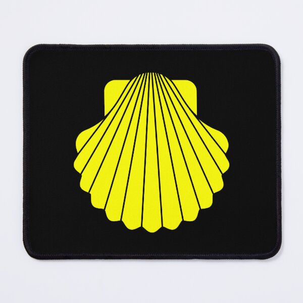 Item preview, Yellow Scallop Seashell Beach Graphic designed and sold by pattern-archive.