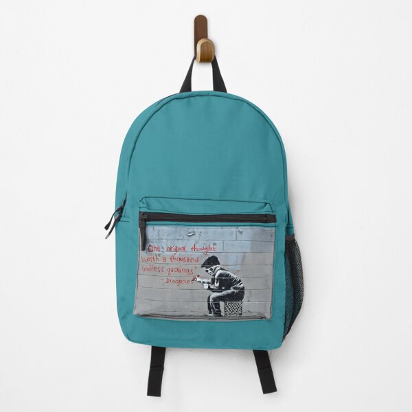 Item preview, Banksy One Original Thought Graffiti Street Art designed and sold by SampleRoulette.