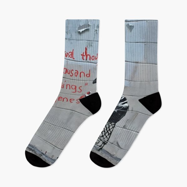 Item preview, Banksy One Original Thought Graffiti Street Art designed and sold by SampleRoulette.