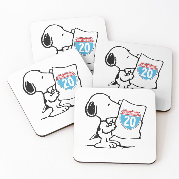 Item preview, Snoopy Reading Newspaper jonas brothers 20 logo designed and sold by BlazeFlow-Art.