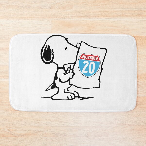 Item preview, Snoopy Reading Newspaper jonas brothers 20 logo designed and sold by BlazeFlow-Art.