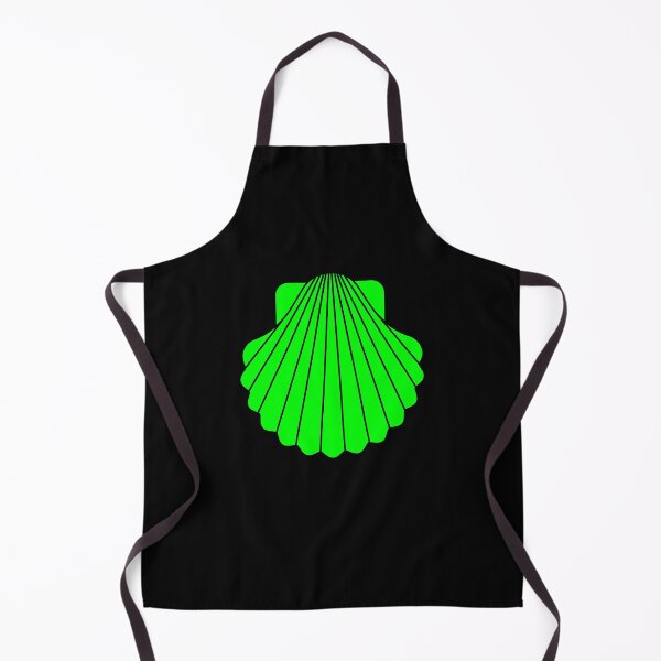 Item preview, Lime Scallop Seashell Beach Graphic designed and sold by pattern-archive.