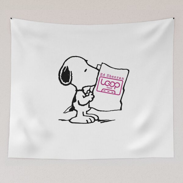 Item preview, Snoopy Reading Newspaper Ed loop tour designed and sold by BlazeFlow-Art.
