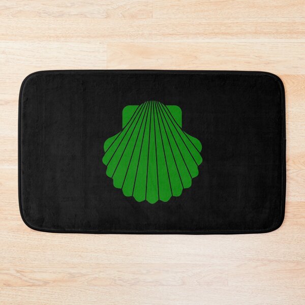 Item preview, Green Scallop Seashell Beach Graphic designed and sold by pattern-archive.
