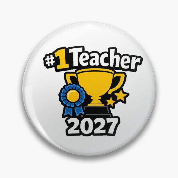 Item preview, #1 teacher 2027 school trophy  designed and sold by OCD_JESSICA.
