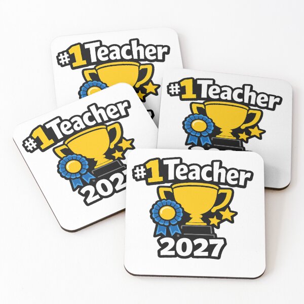 Item preview, #1 teacher 2027 school trophy  designed and sold by OCD_JESSICA.