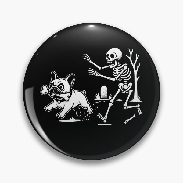 Item preview, Funny Skeleton Chasing Dog designed and sold by milomatchart.