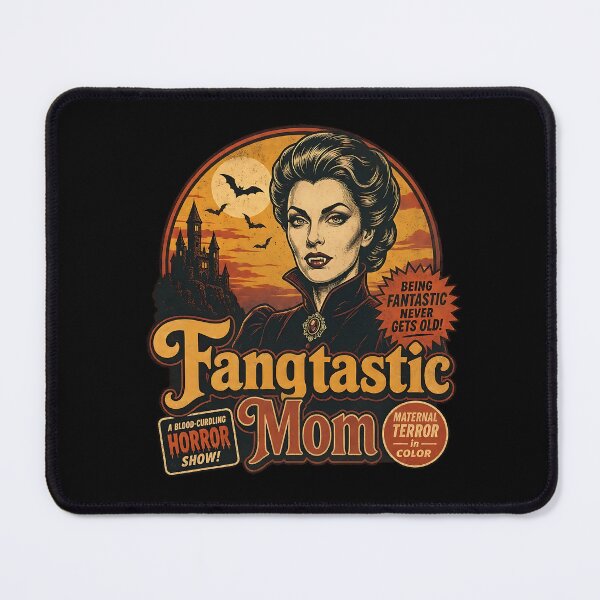 Item preview, Fangtastic Mom Vampire Halloween Gothic Horror Design designed and sold by artworkathome.