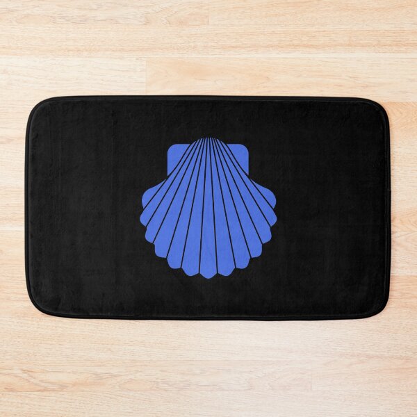 Item preview, Royal Blue Scallop Seashell Beach Graphic designed and sold by pattern-archive.
