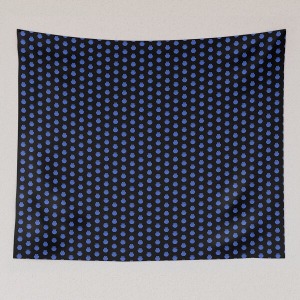 Item preview, Royal Blue Scallop Seashell Beach Graphic designed and sold by pattern-archive.