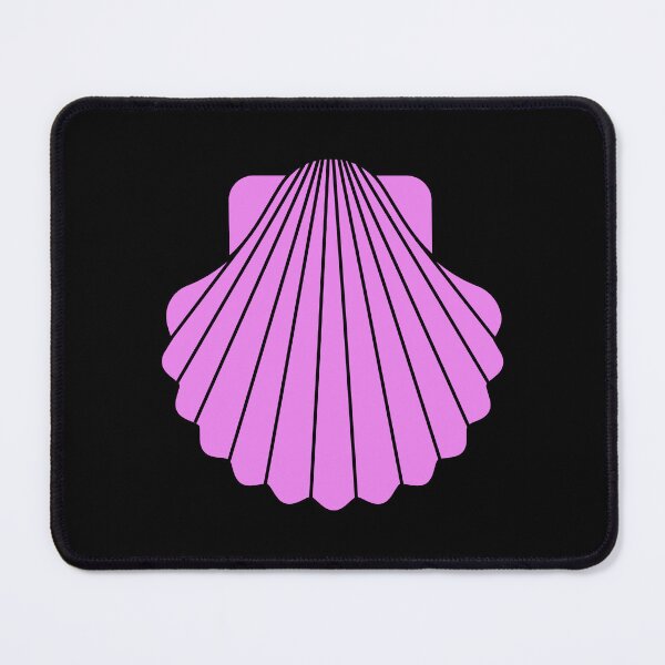 Item preview, Violet Scallop Seashell Beach Graphic designed and sold by pattern-archive.
