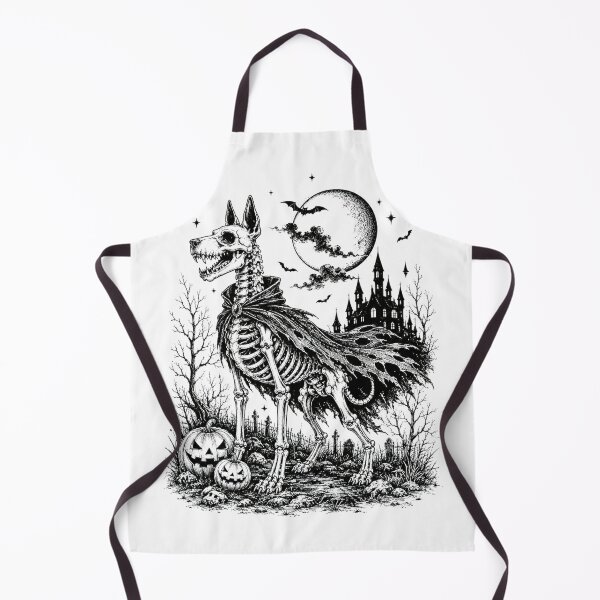Item preview, Gothic Halloween Skeleton Dog Graveyard designed and sold by DYAFLK.