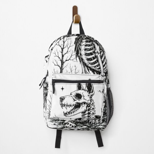 Item preview, Gothic Halloween Skeleton Dog Graveyard designed and sold by DYAFLK.