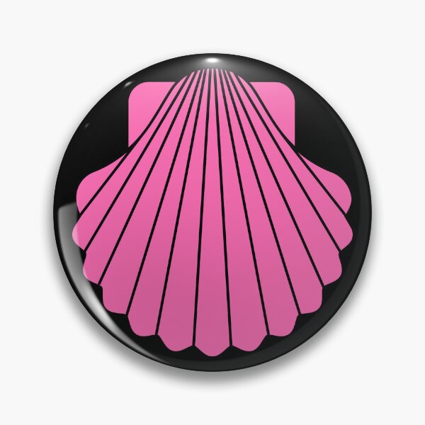 Item preview, Pink Scallop Seashell Beach Graphic designed and sold by pattern-archive.