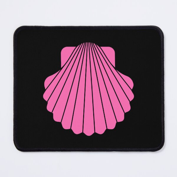 Item preview, Pink Scallop Seashell Beach Graphic designed and sold by pattern-archive.