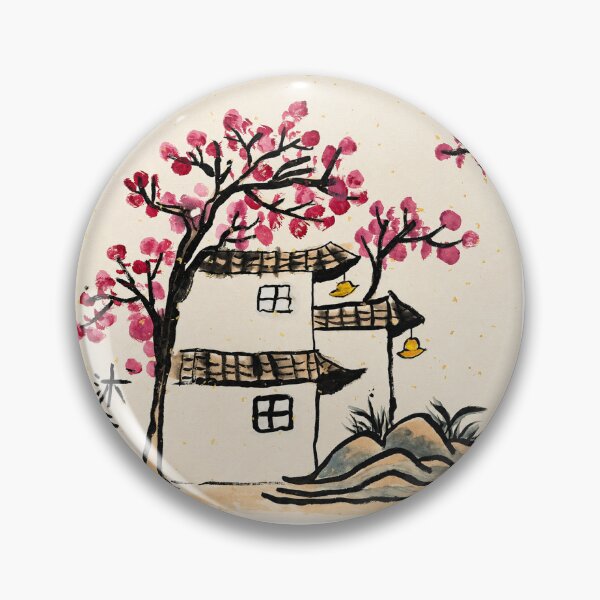 Item preview, Blossoms Beneath the Clouds designed and sold by Tiny Brush Studio.