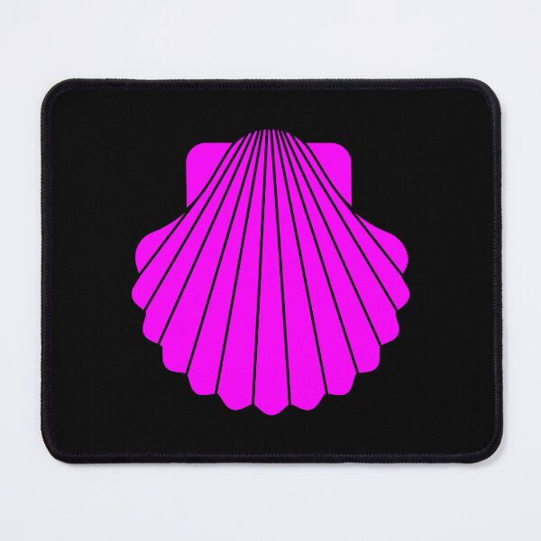 Item preview, Magenta Scallop Seashell Beach Graphic designed and sold by pattern-archive.