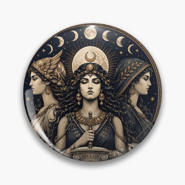 Item preview, Triple Moon Goddess Ancient Mythology designed and sold by ShamimAmiri.