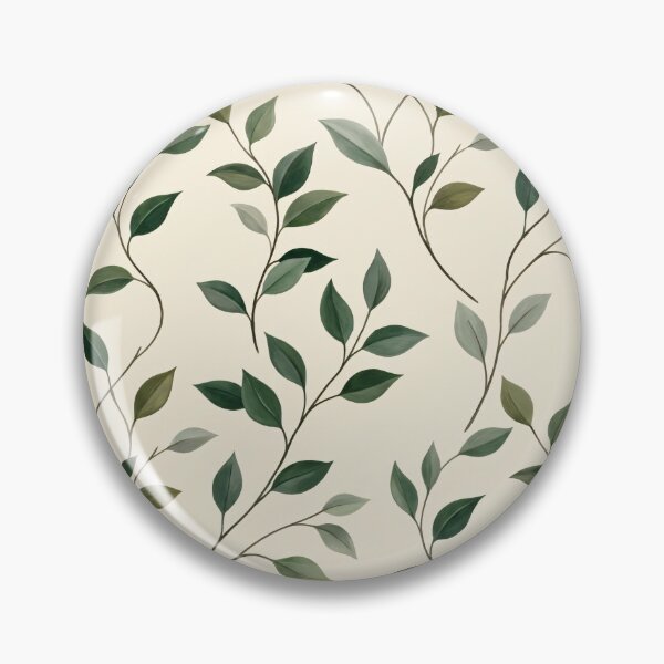Item preview, Minimalist Sage Green Trailing Vine Pattern designed and sold by arteresting-art.