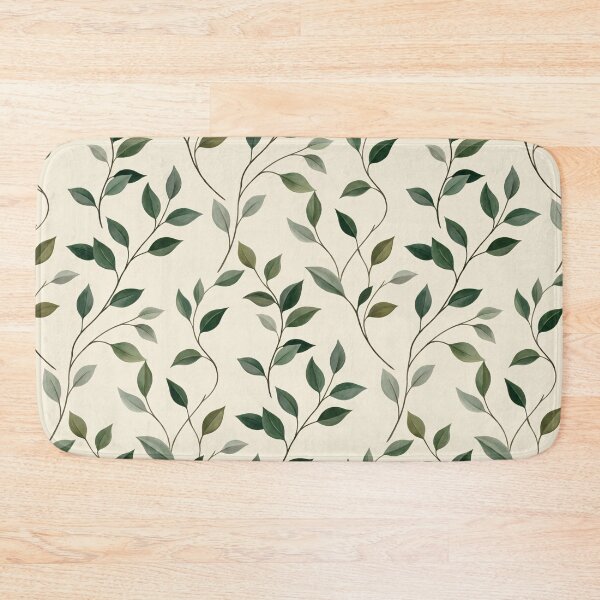Item preview, Minimalist Sage Green Trailing Vine Pattern designed and sold by arteresting-art.