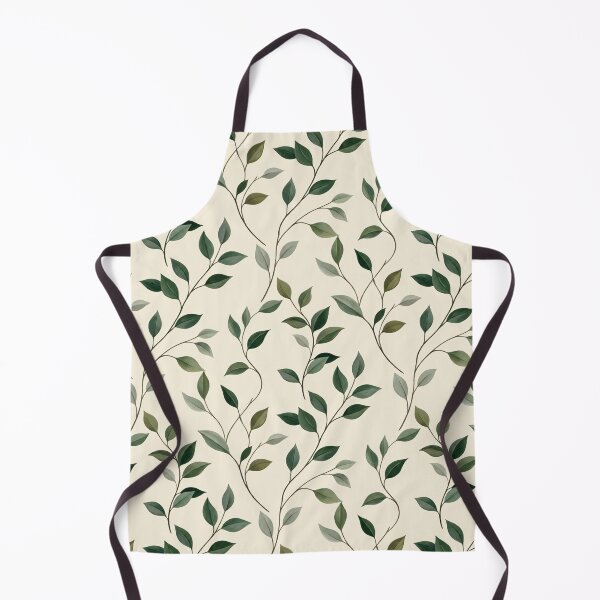 Item preview, Minimalist Sage Green Trailing Vine Pattern designed and sold by arteresting-art.