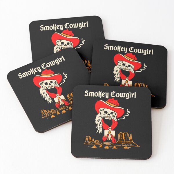 Item preview, Smokey Cowgirl Western Skeleton Cowboy designed and sold by JanetWilli.