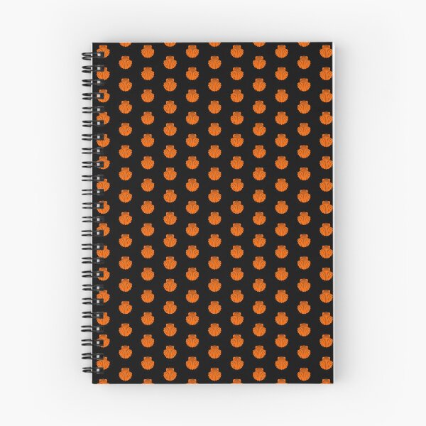 Item preview, Orange Scallop Seashell Beach Graphic designed and sold by pattern-archive.